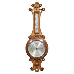 Antique Oak barometer
