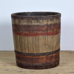 Oak Barrelled Planter, circa 1900