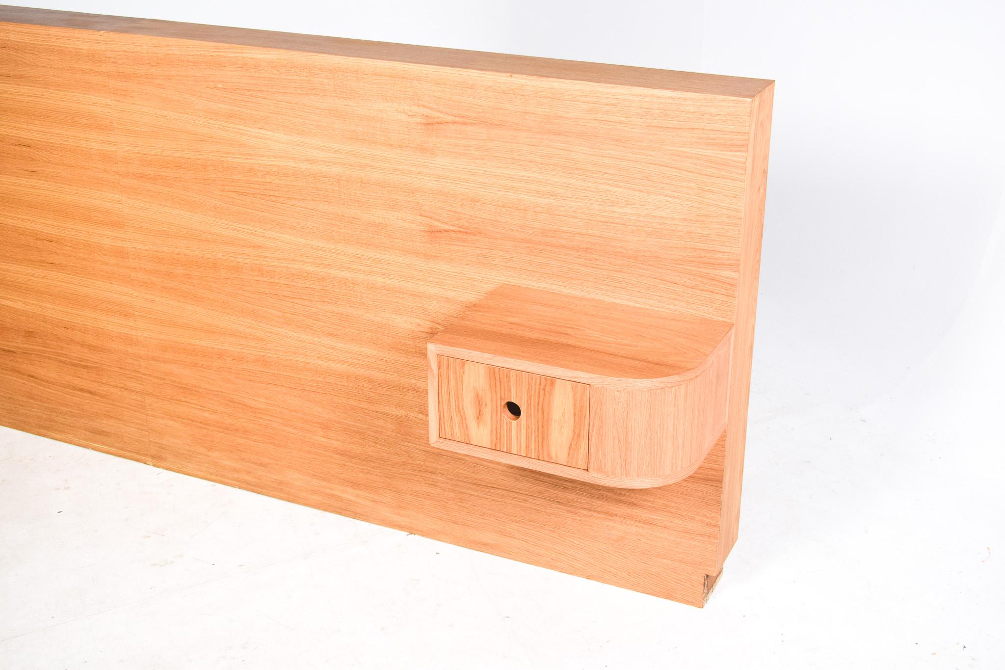 Portuguese Oak Bed Headboard For Sale
