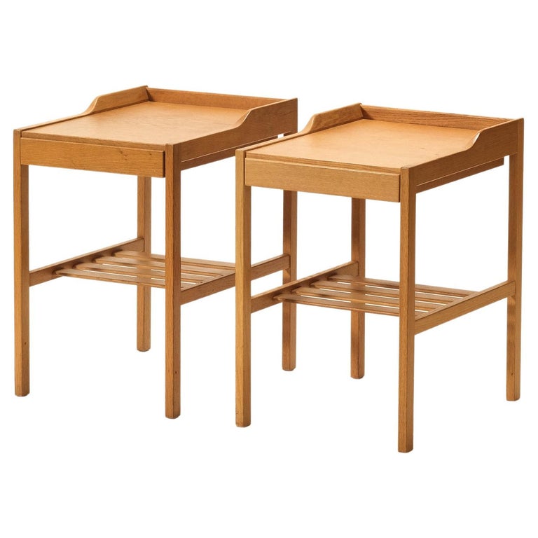 Pair Of Oak Bedside Tables - 119 For Sale on 1stDibs | modern oak bedside  tables, light oak bedside table, contemporary oak bedside tables