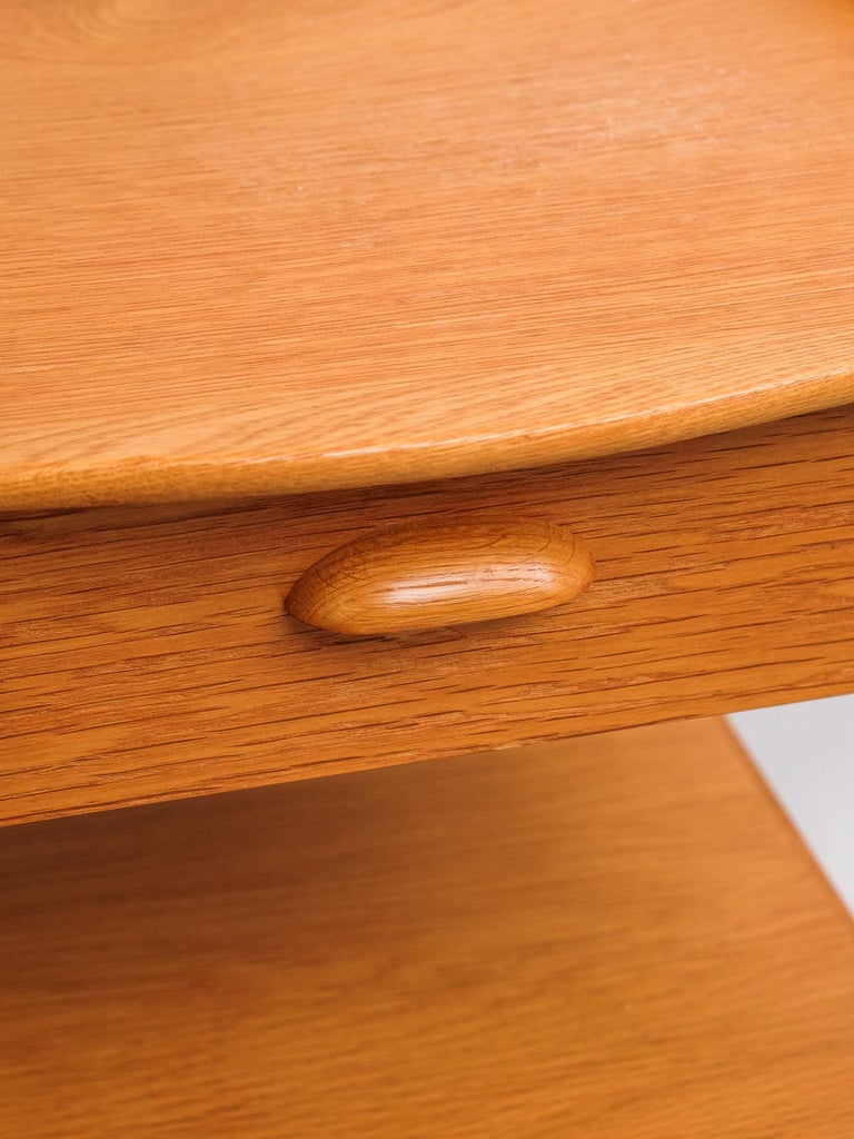 Oak Bedside Tables from AB Erik Andersson and Co, Set of 2 at 1stDibs