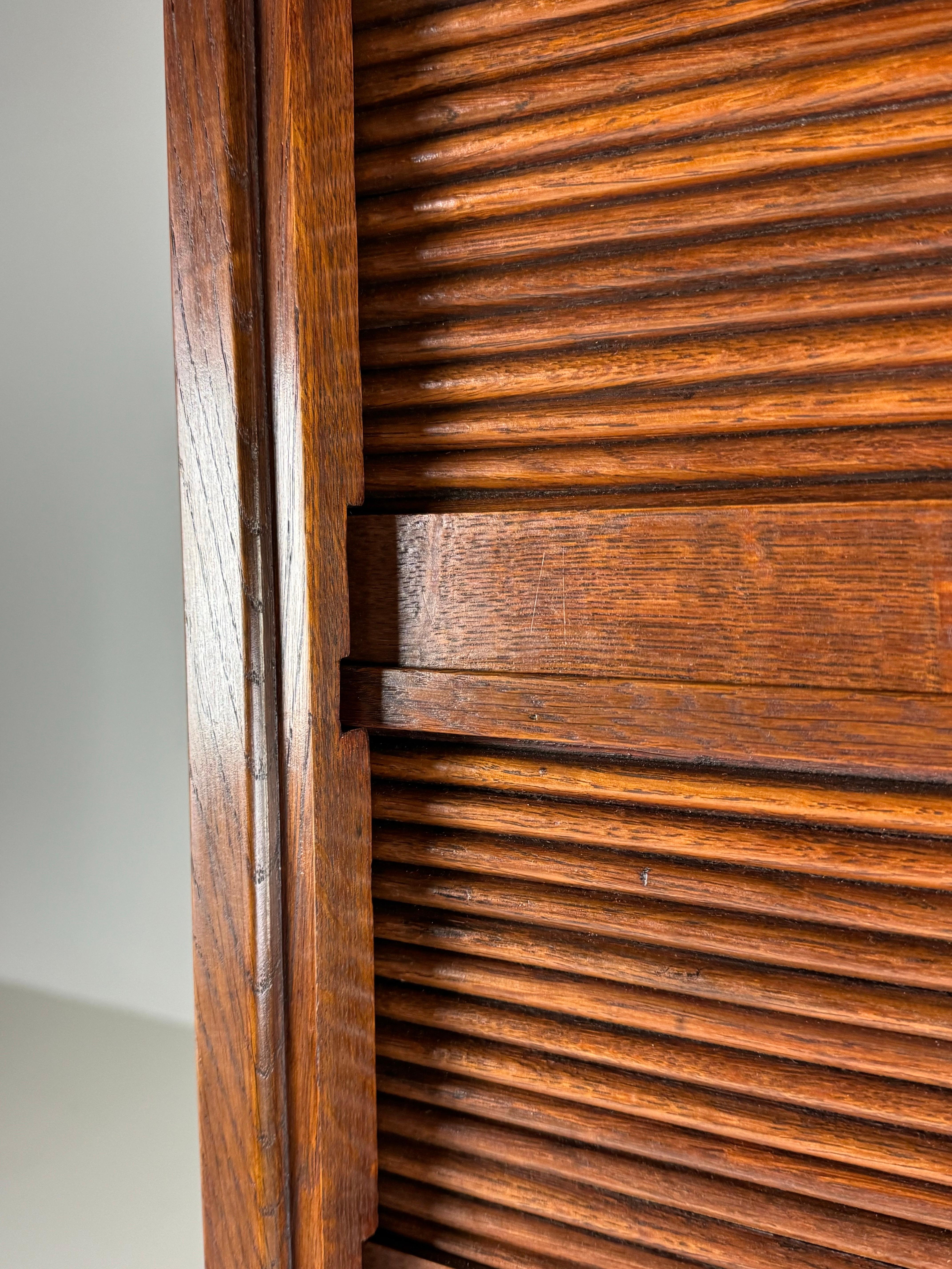 Oak Belgian filing cabinet For Sale 2