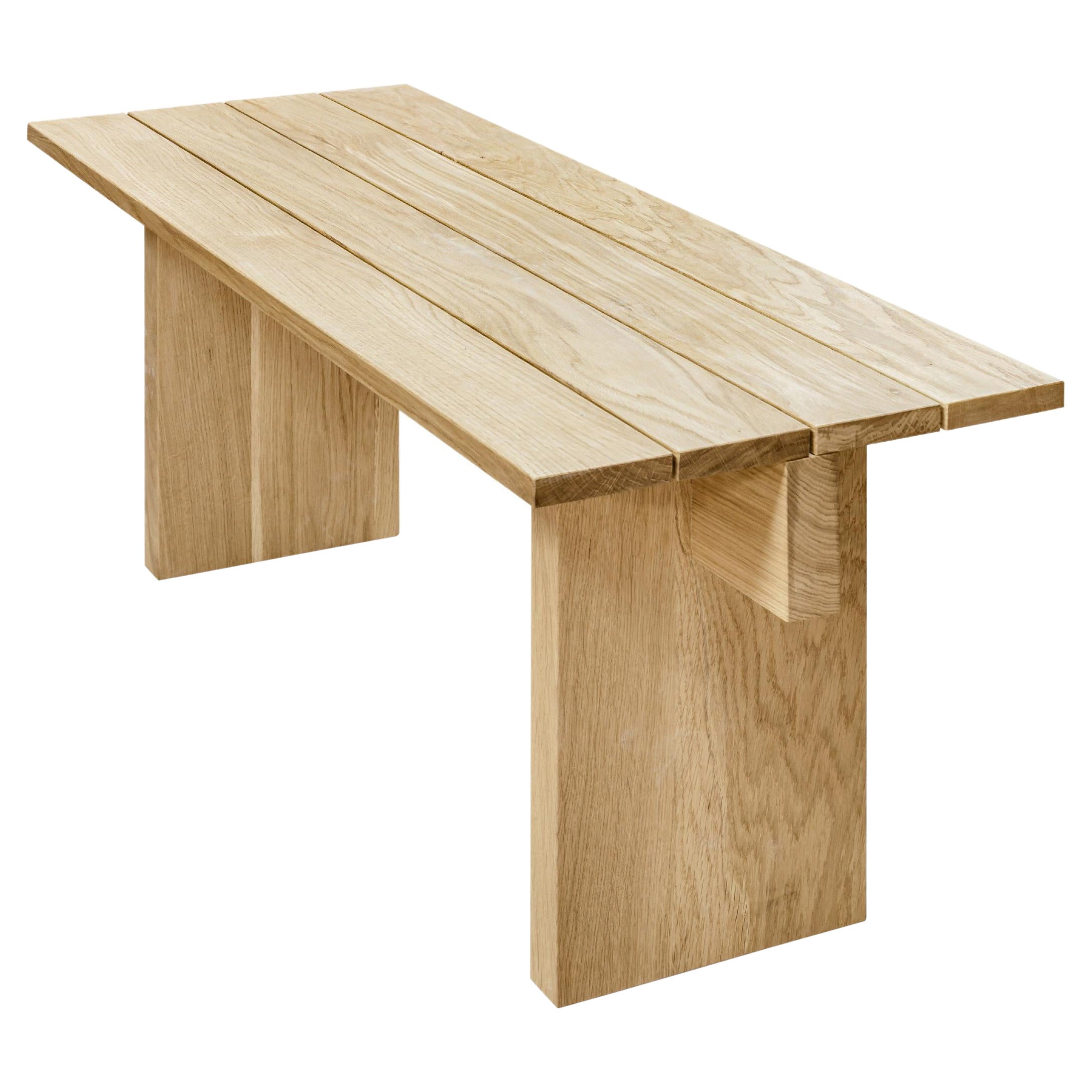 Oak Bench by Daniel Nikolovski