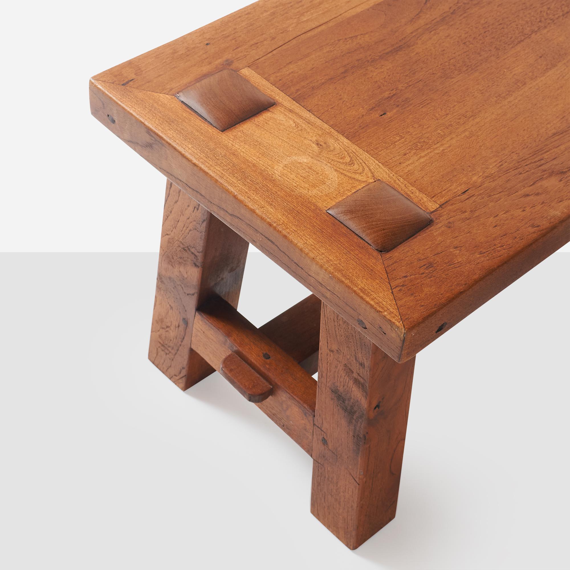 Panchina Oak dei fratelli Stickley In condizioni buone in vendita a San Francisco, CA