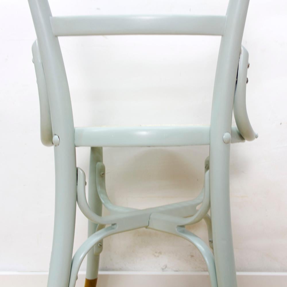 Oak Bentwood Spanish Art Nouveau Chair For Sale 5