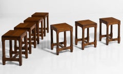 Oak Bistro Stools