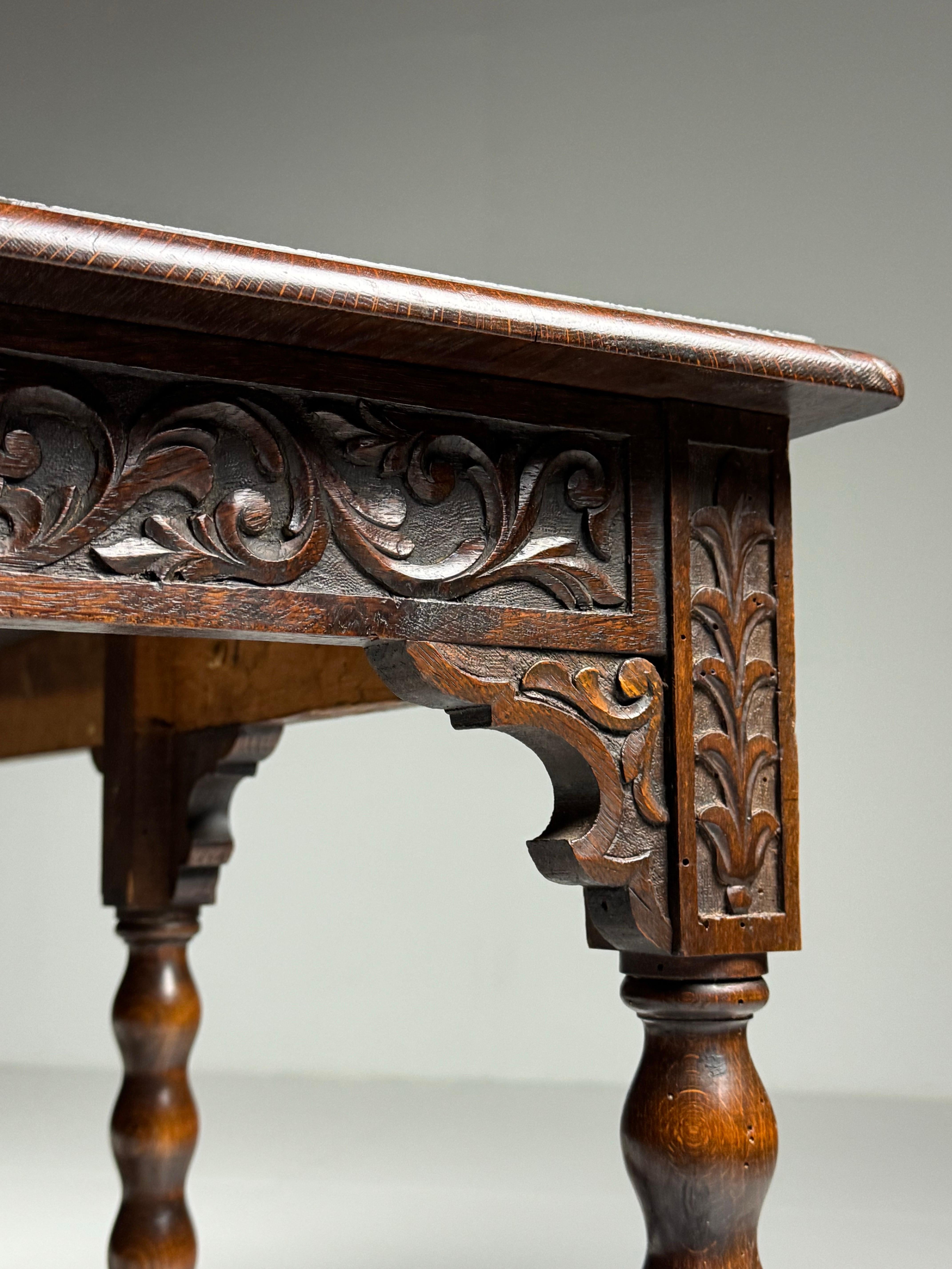 Oak Bobbin table ca. 1900 in vendita 5