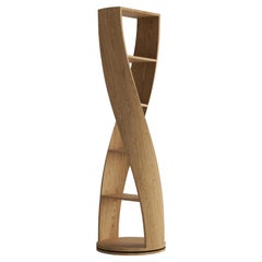 Mini MYDNA, 4 niveaux, étagère sur pied, système de rangement en Oak Wood par Joel Escalon