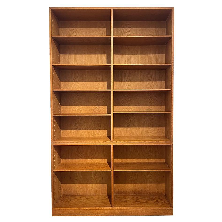 Oak bookcase by Borge Mogensen, design 1950 - 1960 For Sale