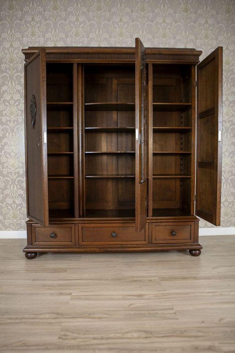 Metà XX secolo Libreria in Oak degli anni '30 in marrone in vendita