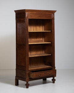 Oak Bookcase in Original Patina