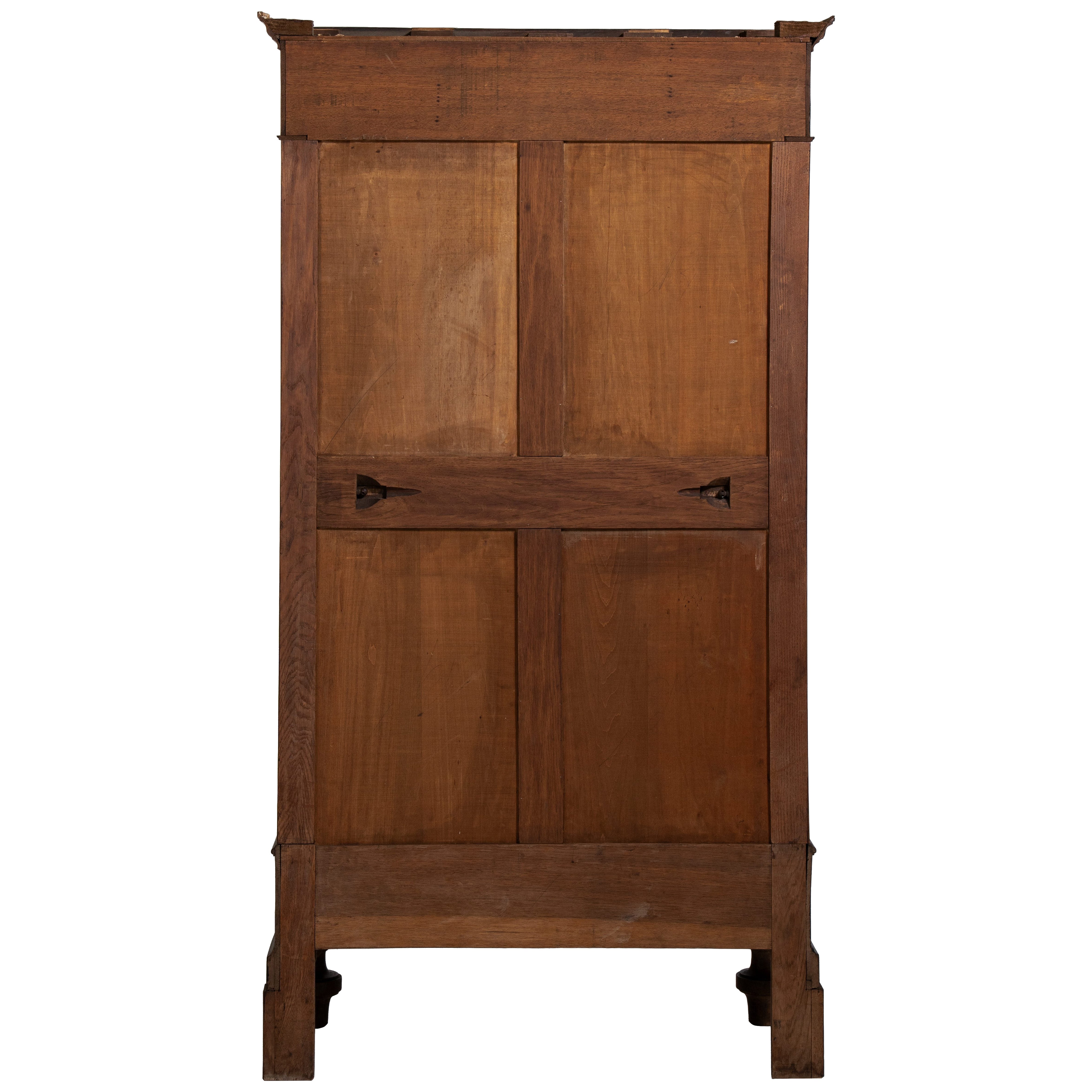 Libreria in rovere con patina originale in vendita