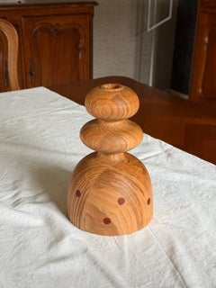 Chêne, bougeoir à 4 bougies par Romain des Bois