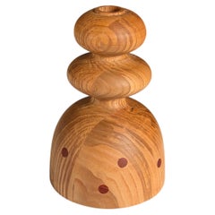 Chêne, bougeoir à 4 bougies par Romain des Bois