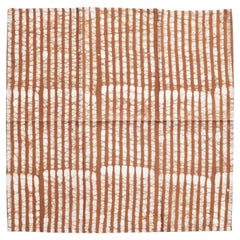 Oak Brown Cotton Table Napkins Hand Block Printed By Artisans (set of 4)