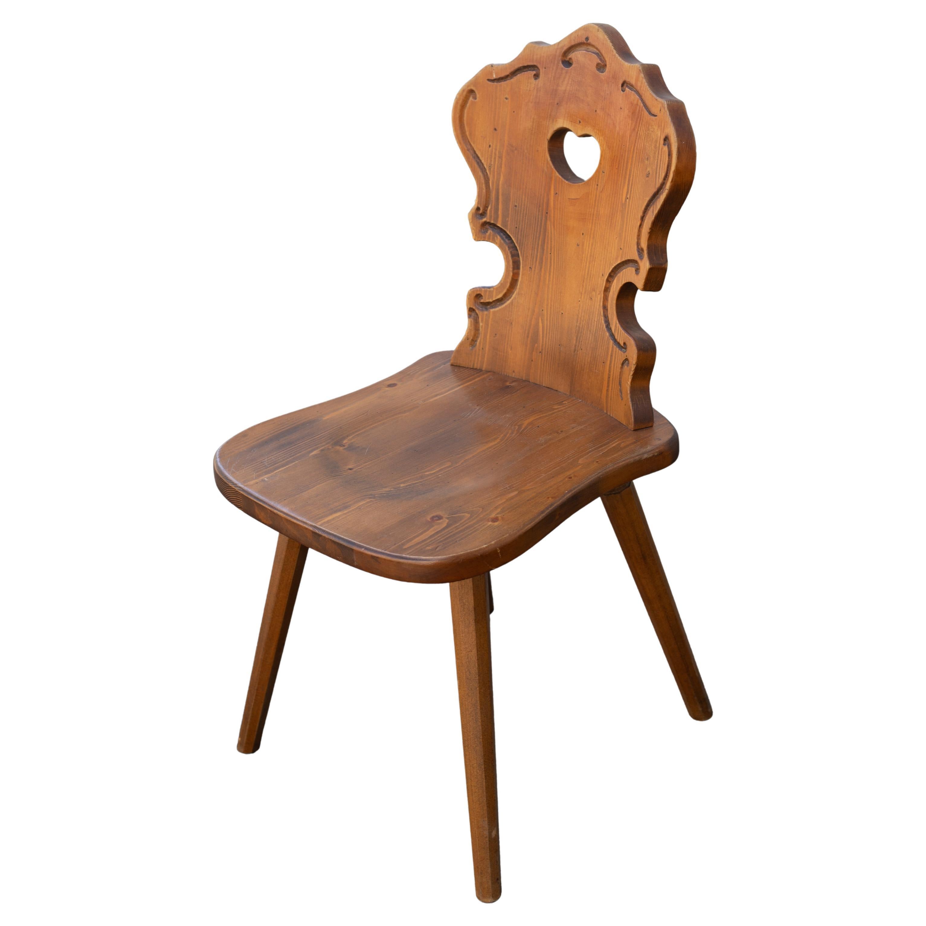 Oak Brutalist Chairs For Sale