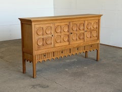 Brutalistisches Sideboard aus Eiche von Henning Kjærnulf für Nyrup Møbelfabrik, 1960er Jahre
