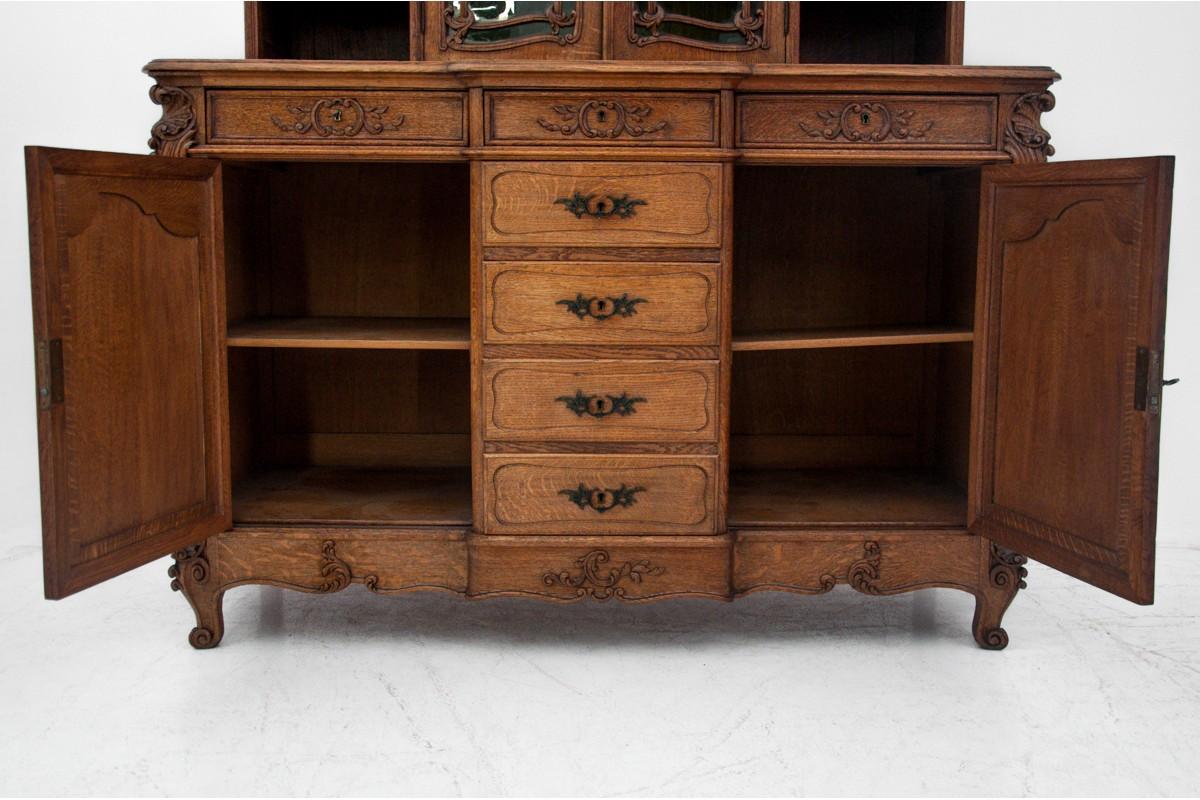 Oak Buffet, France, circa 1900 In Good Condition In Chorzów, PL