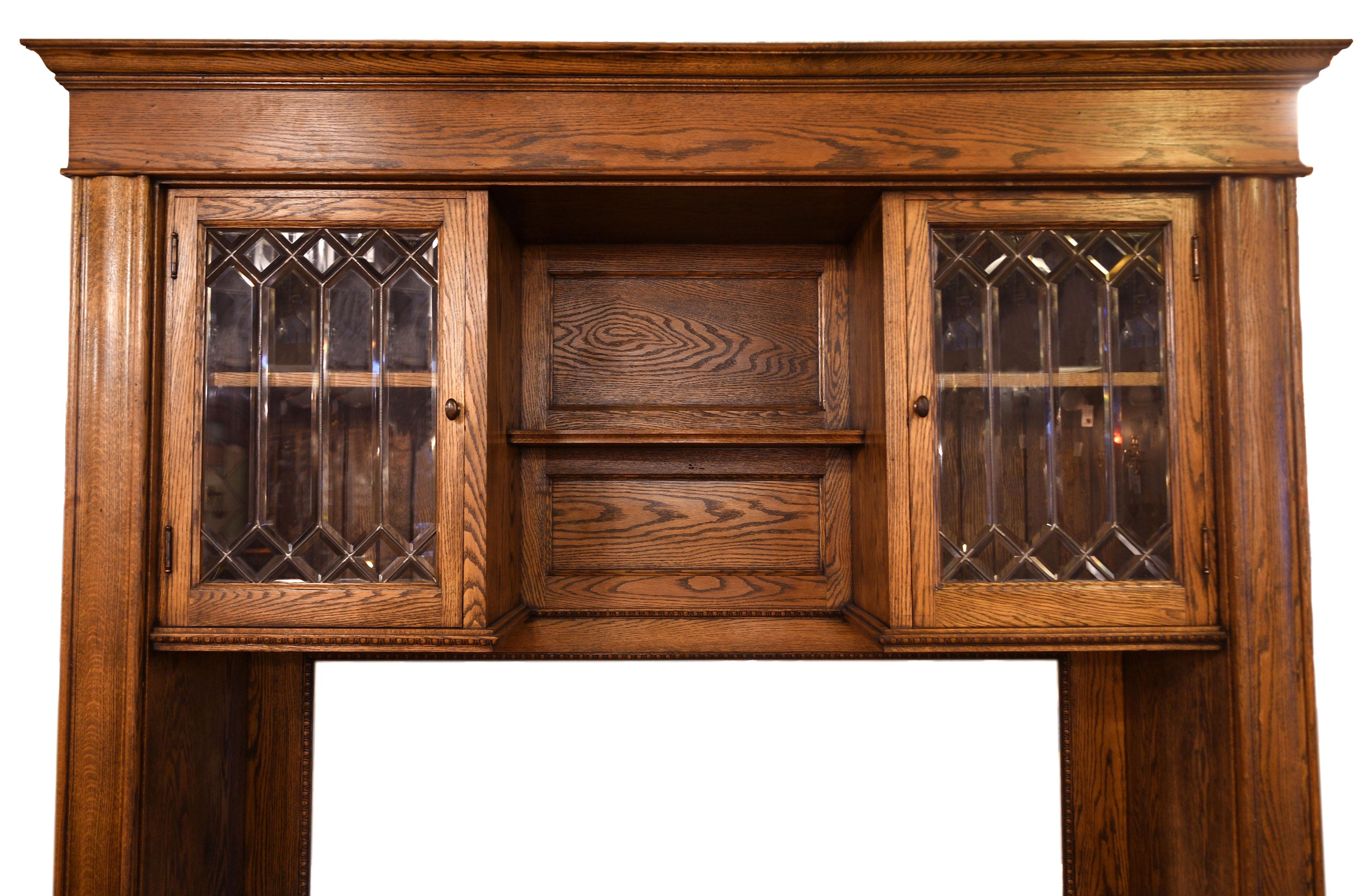 glass door buffet