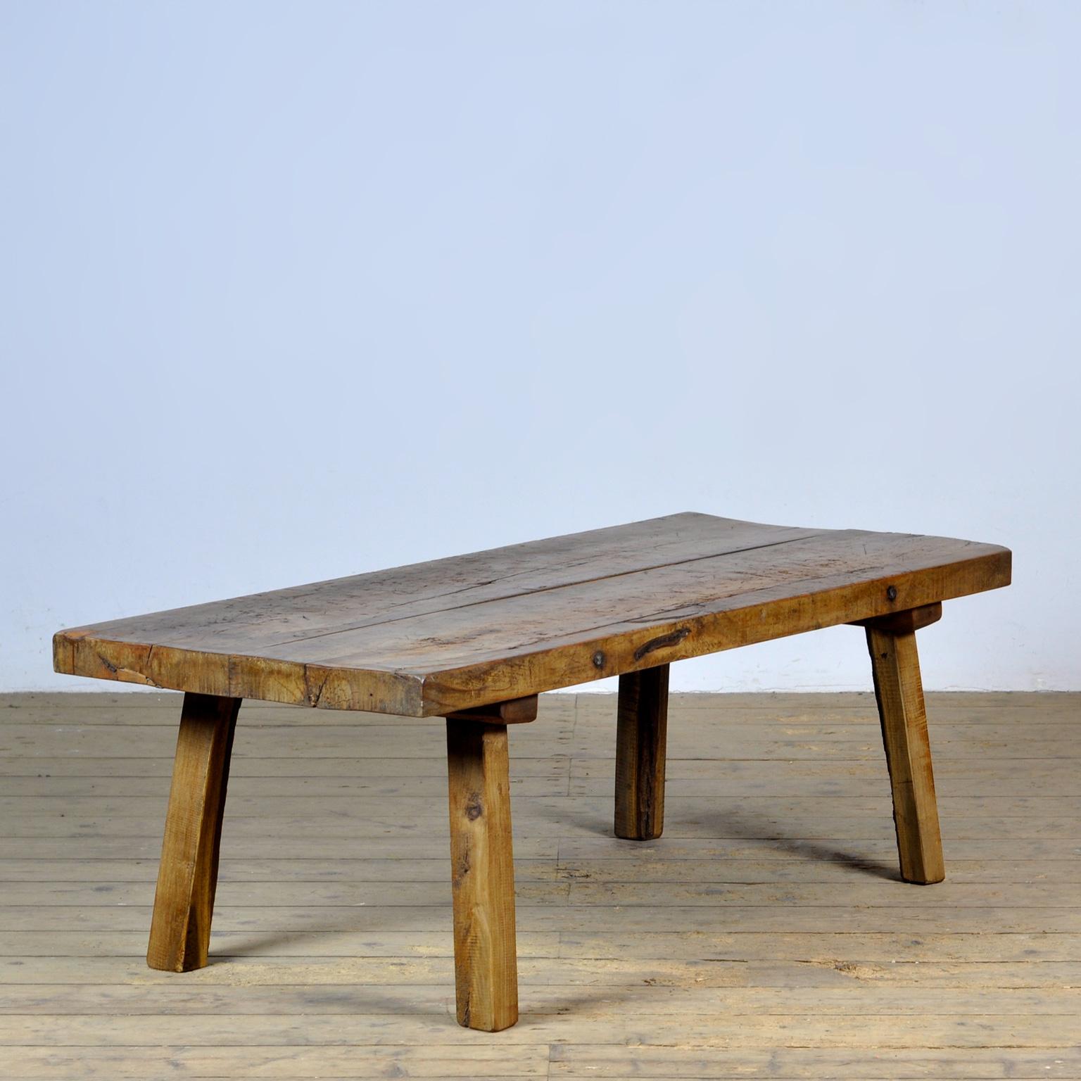 Hungarian Oak Butcher’s Table/Farmtable, 1930’s For Sale