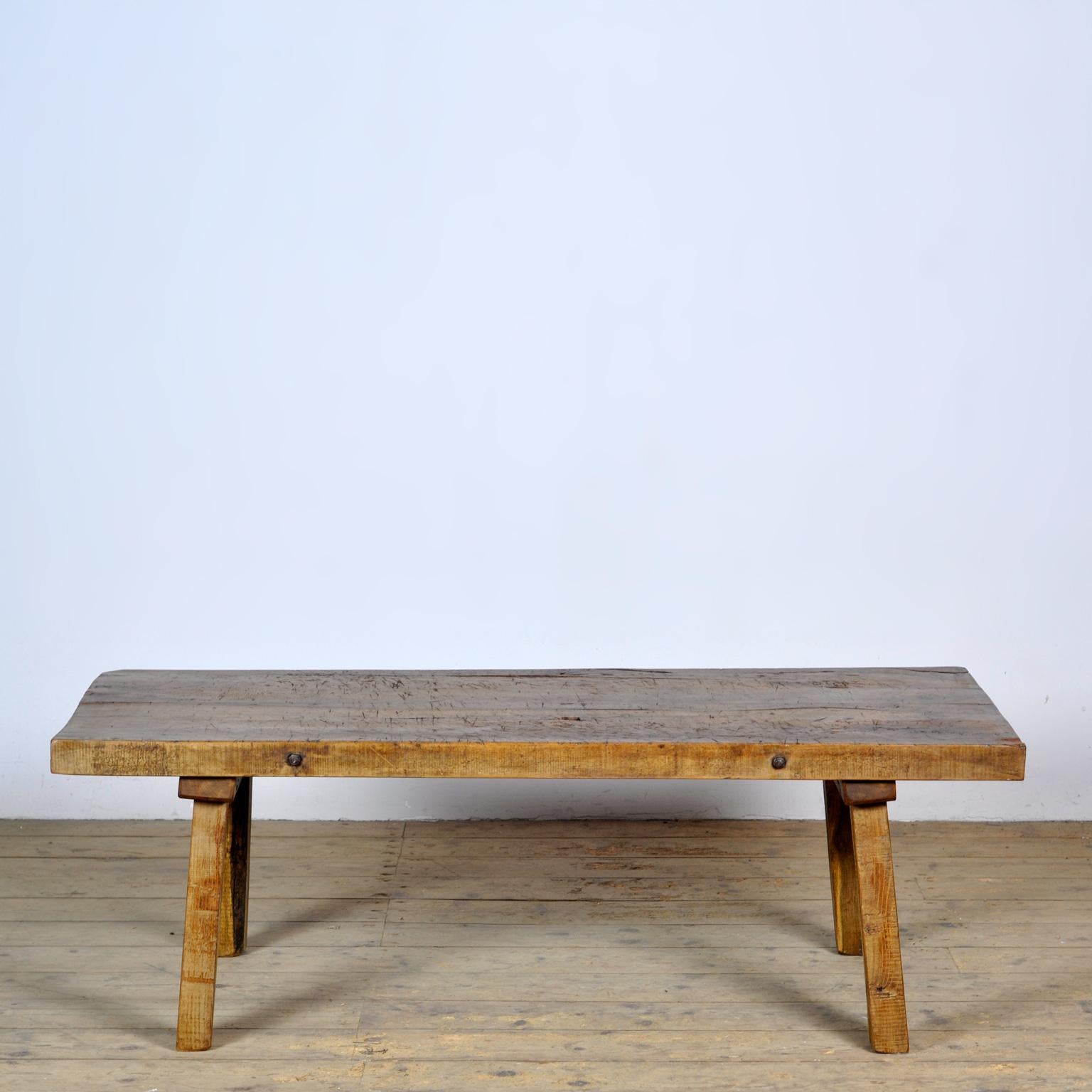 Mid-20th Century Oak Butcher’s Table/Farmtable, 1930’s For Sale