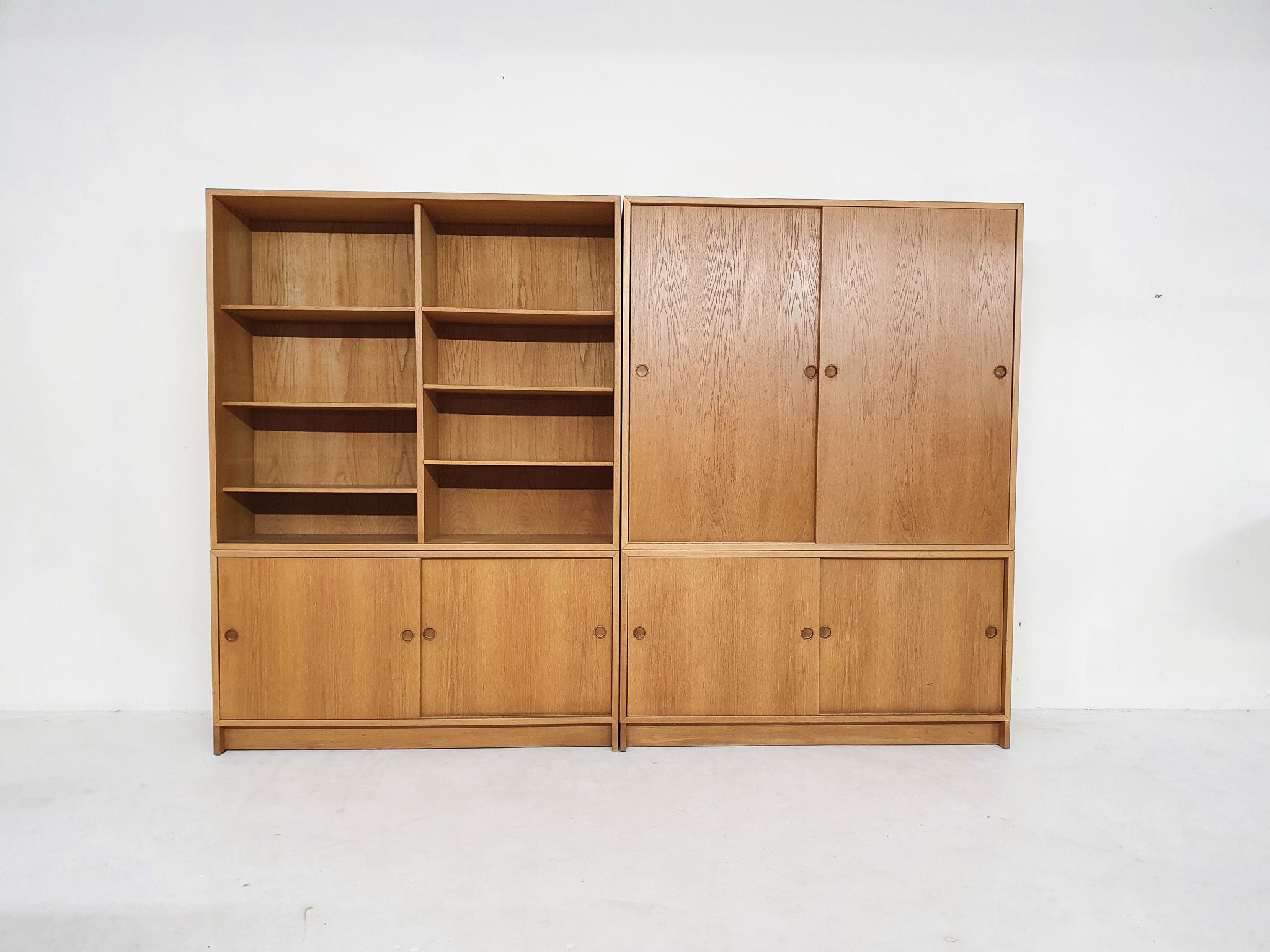 Oak cabinet by Borge Mogensen for Karl Andersson, Denmark 1950's In Good Condition For Sale In Amsterdam, NL