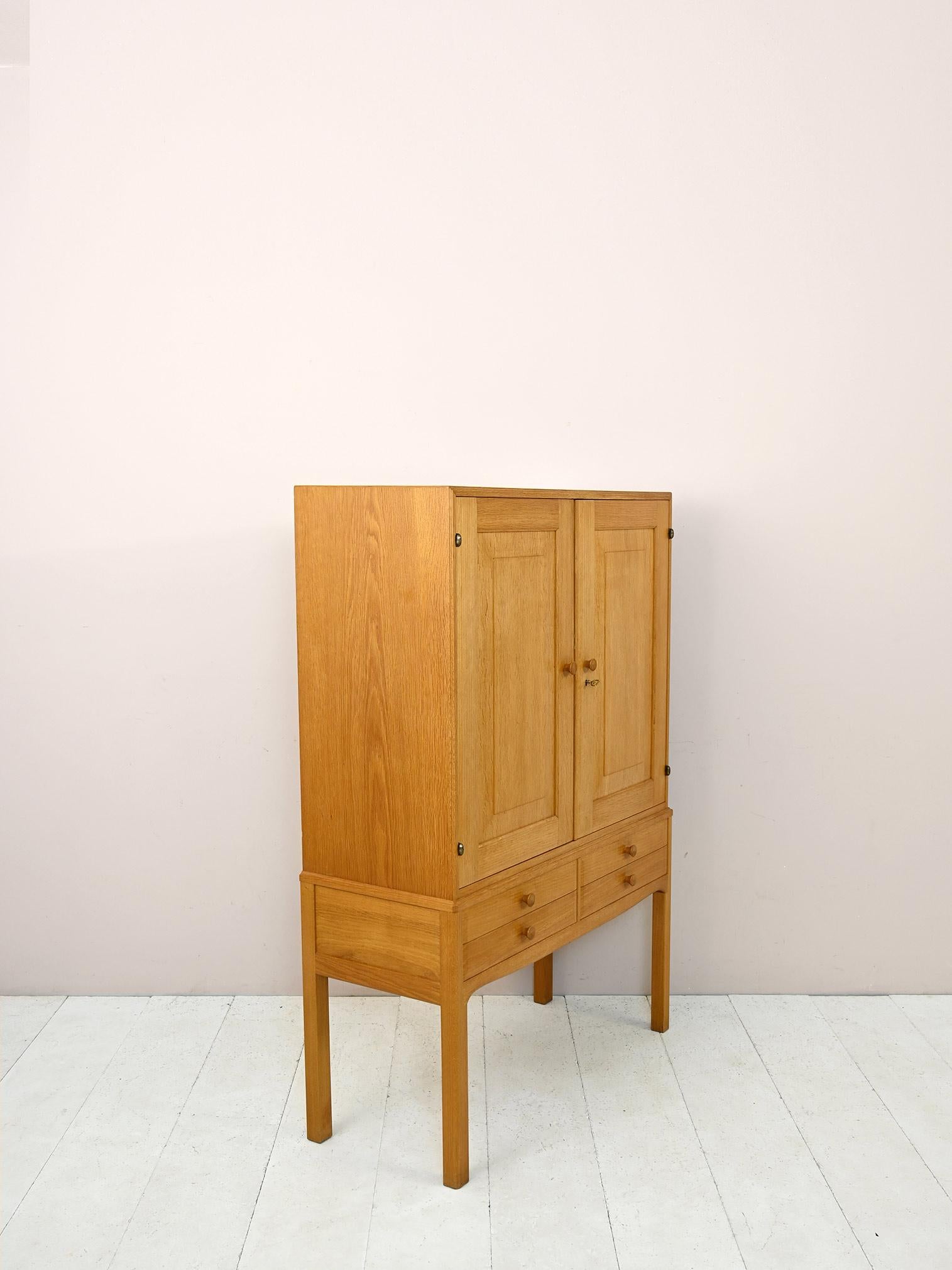 Swedish Oak Cabinet by Carl Malmsten