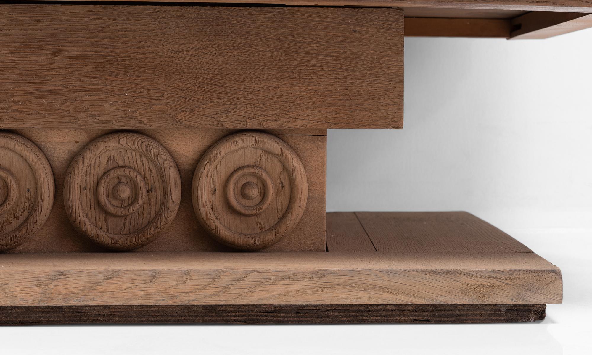 Oak Cabinet by Charles Dudouyt, France, circa 1940 2