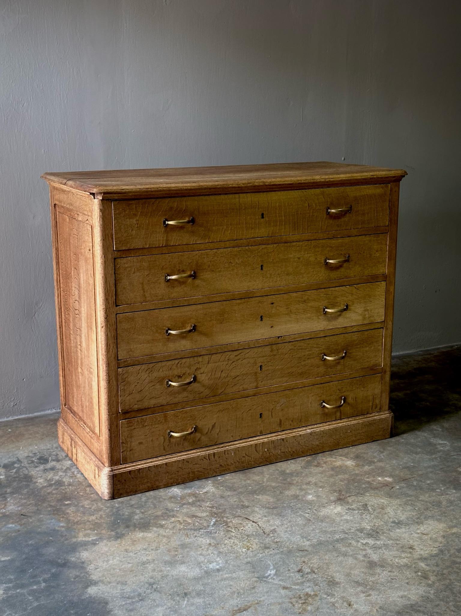 Bleached Oak cabinet  For Sale