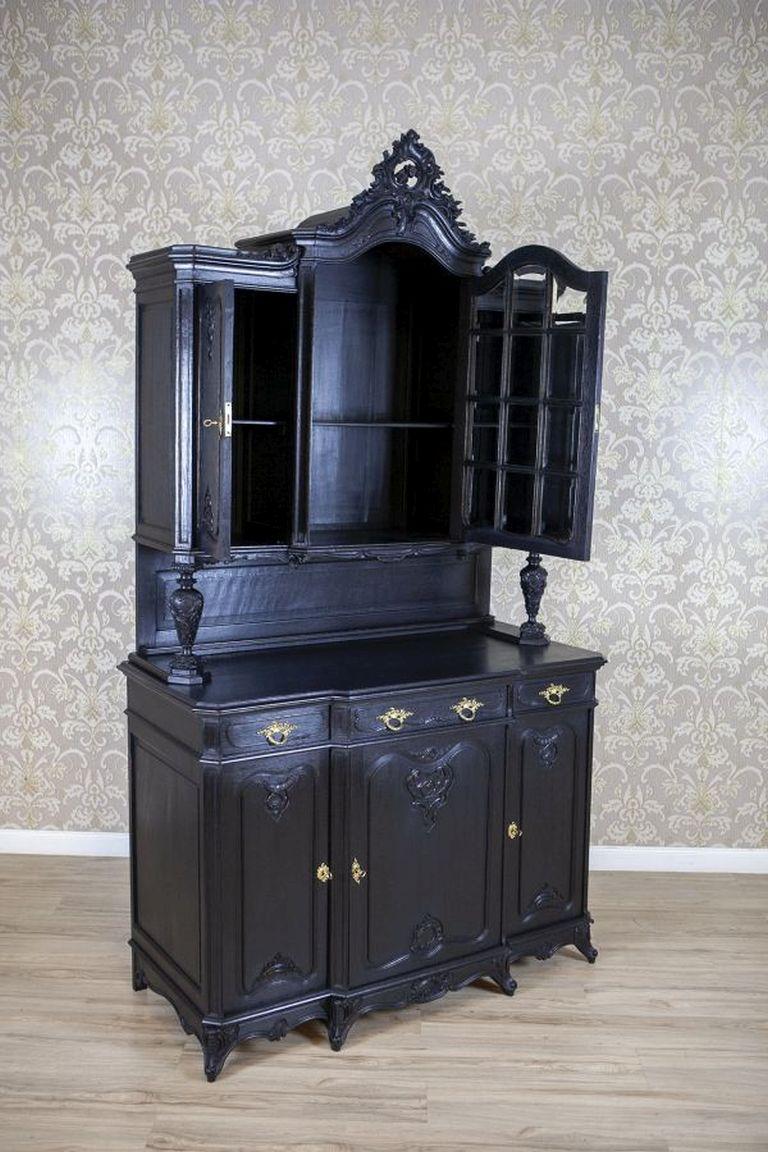 Dutch Oak Cabinet in the Rococo Revival Style from the Early 20th Century For Sale
