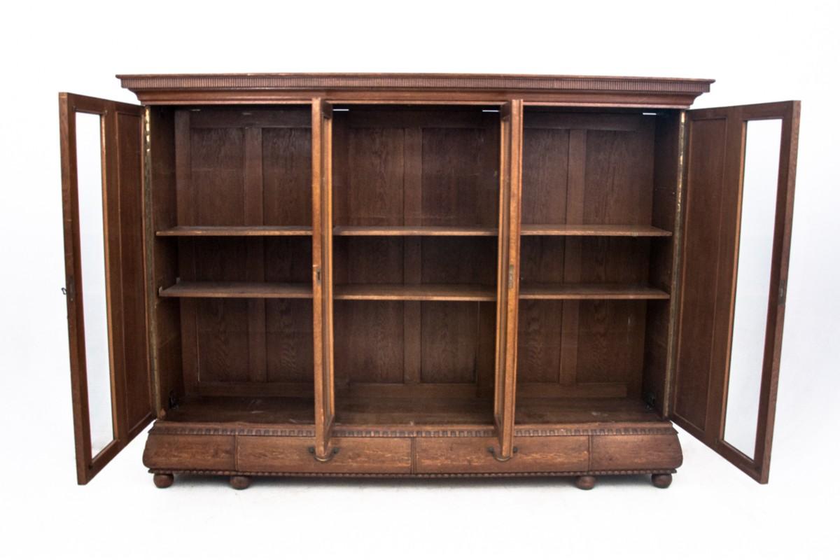 Oak cabinet set, Germany, early 20th century. In Good Condition For Sale In Chorzów, PL