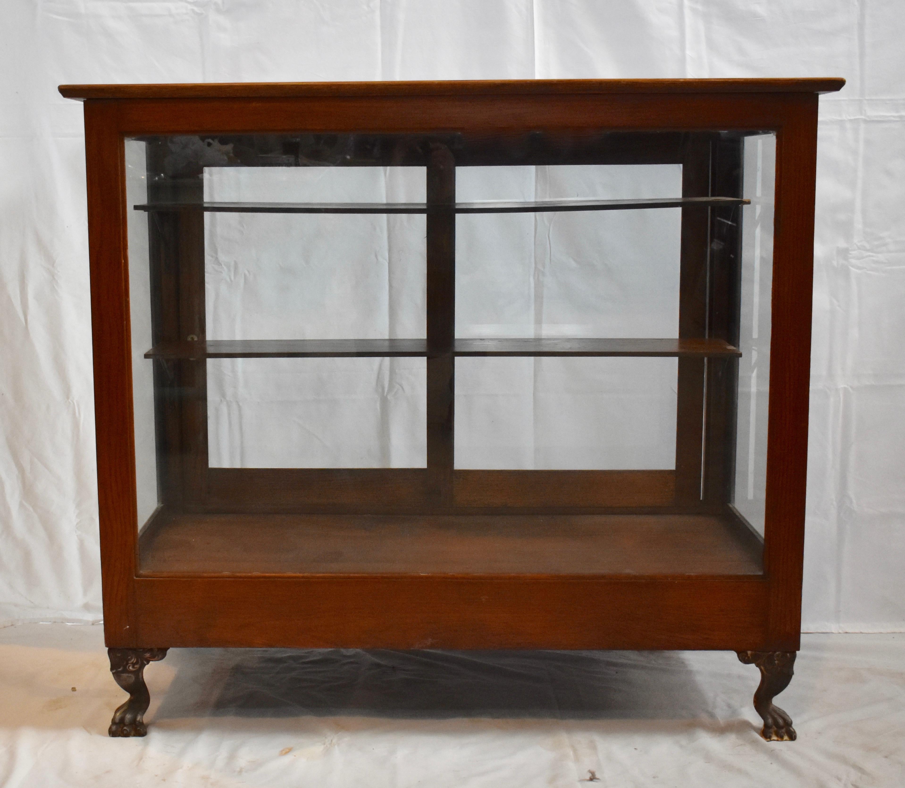 Oak Candy Store Display Case 4