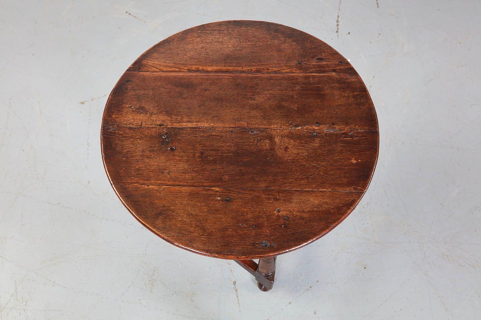 Anglais Table de cricket en Oak Cannon Barrel en vente