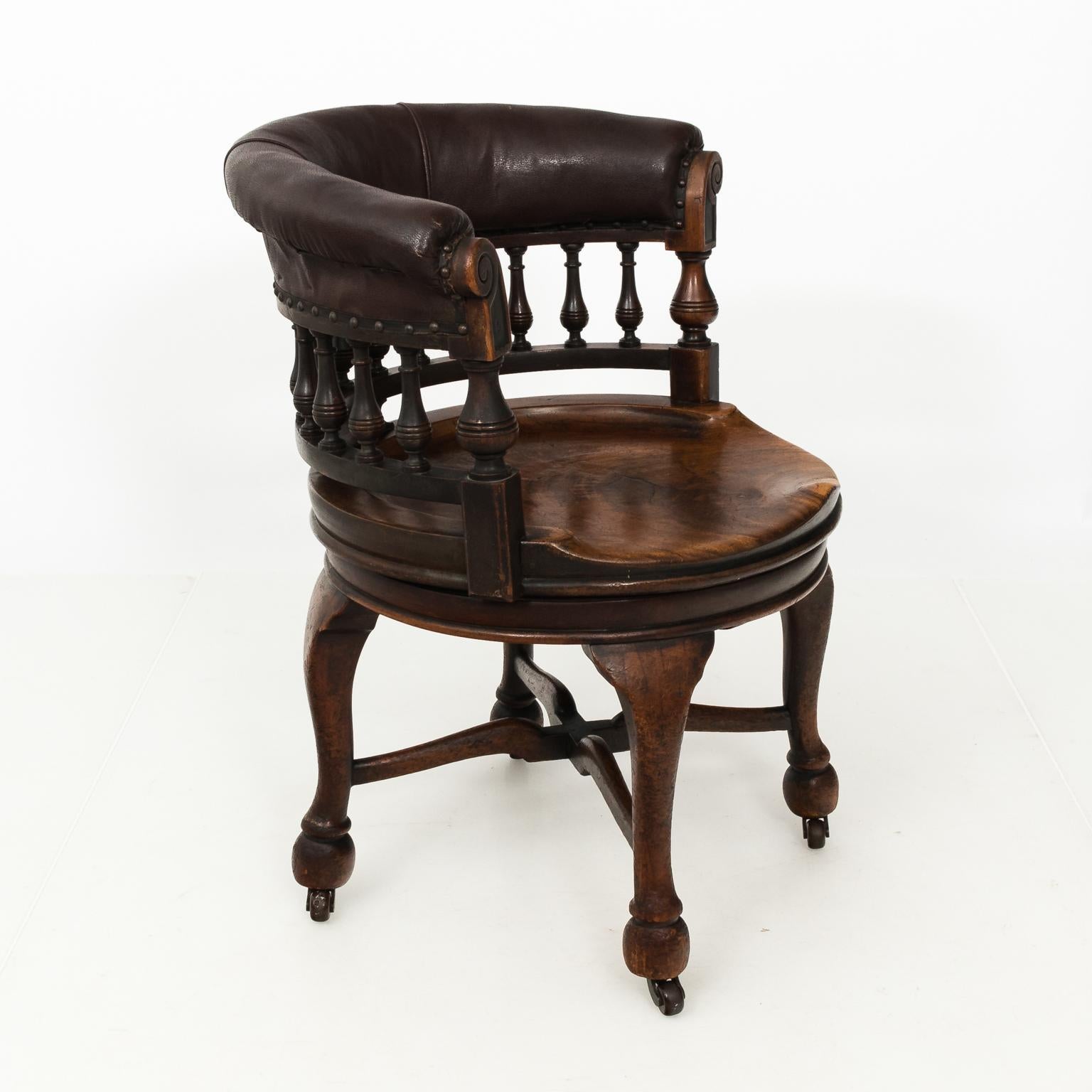 Oak Captain's Chair 6