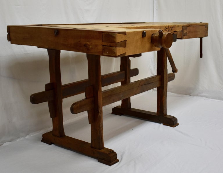 Oak Carpenter's and Joiner's Work Bench For Sale at 1stdibs