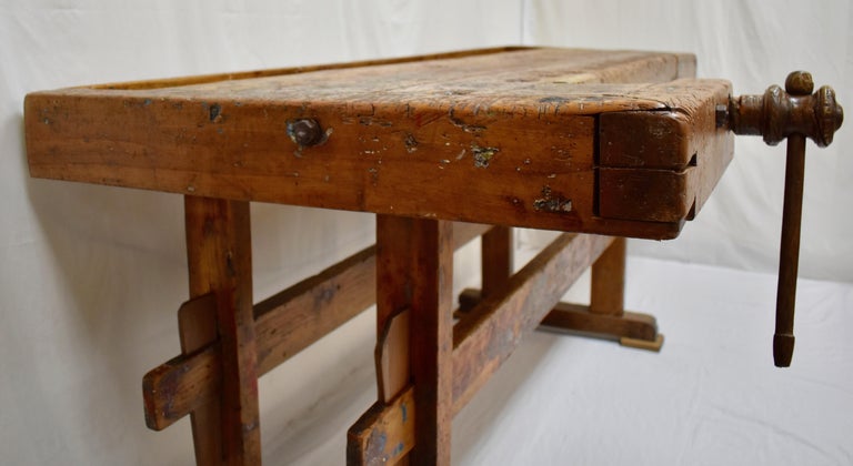 Oak Carpenter's and Joiner's Work Bench at 1stdibs