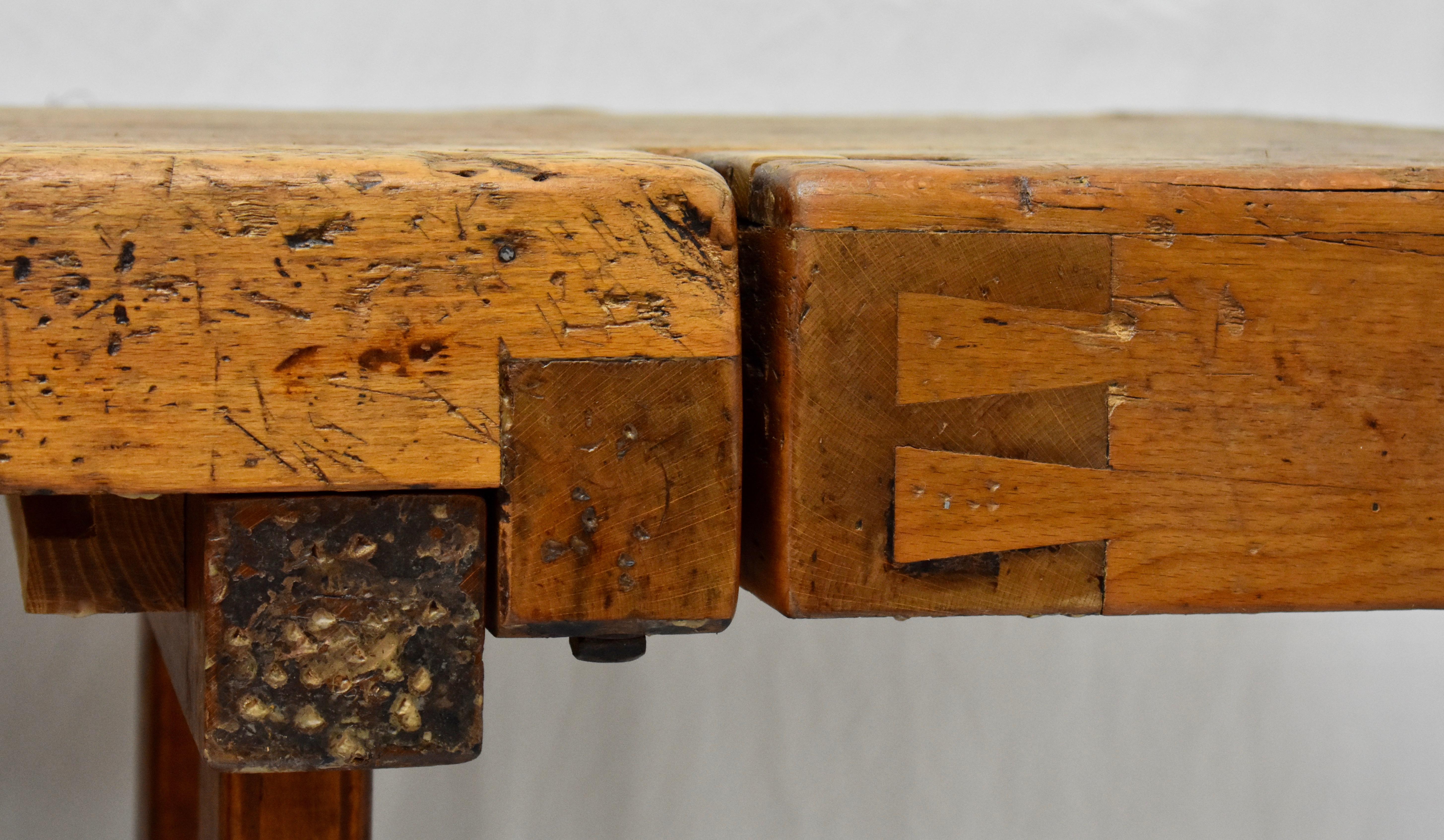 20th Century Oak Carpenter's and Joiner's Work Bench