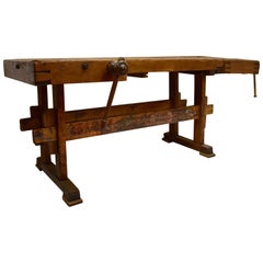 Oak Carpenter's and Joiner's Work Bench