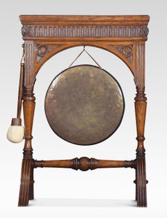 Oak Carved Dinner Gong