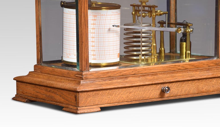 Oak Cased Barograph For Sale at 1stDibs