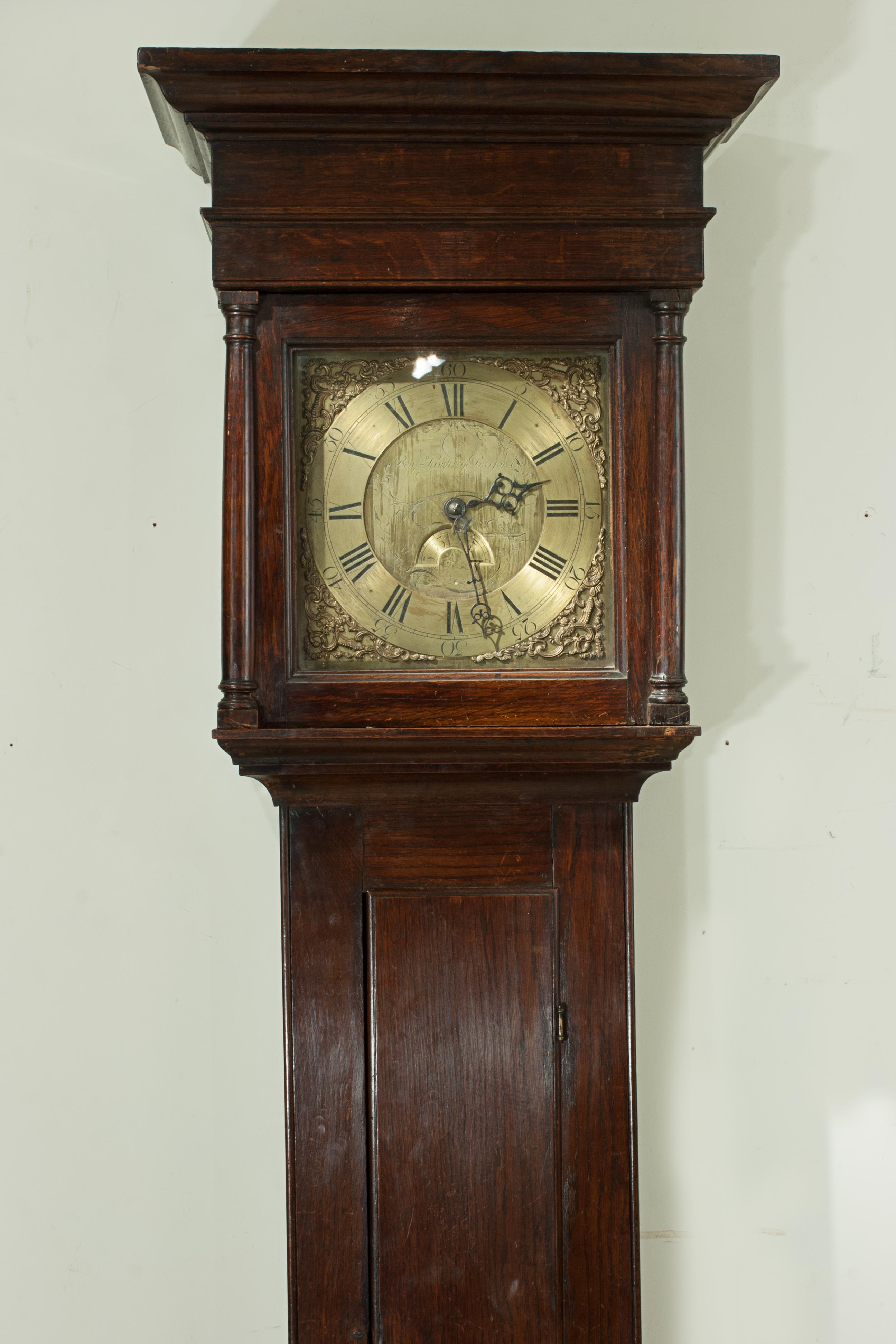 Horloge grand-père de Benjamin Lamprey, Burford en vente 8