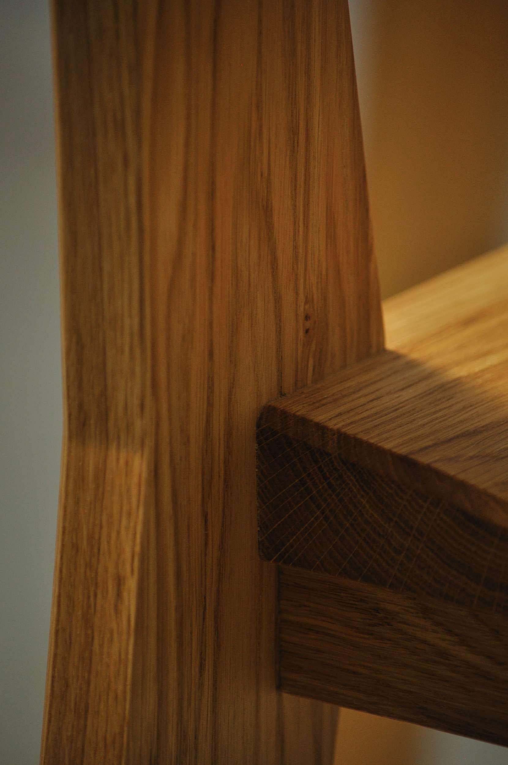 Stuhl aus Eichenholz von Frank Buschmann (Holz) im Angebot
