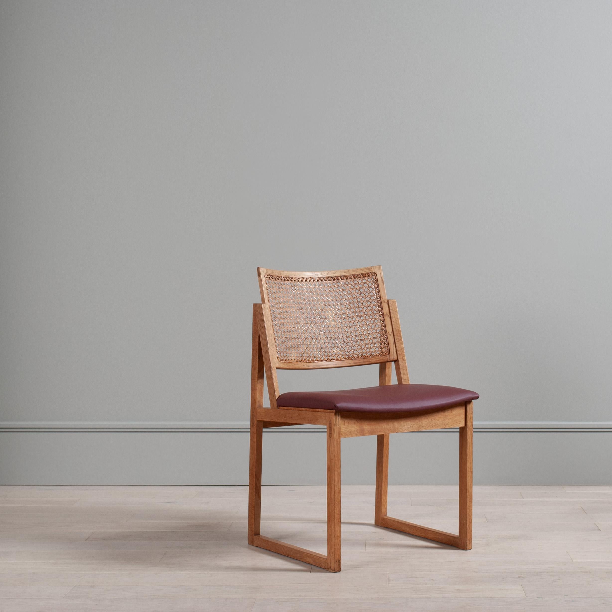 Canna Sedie moderniste in Oak, Kai Lyngfeldt Larsen, Coppia in vendita