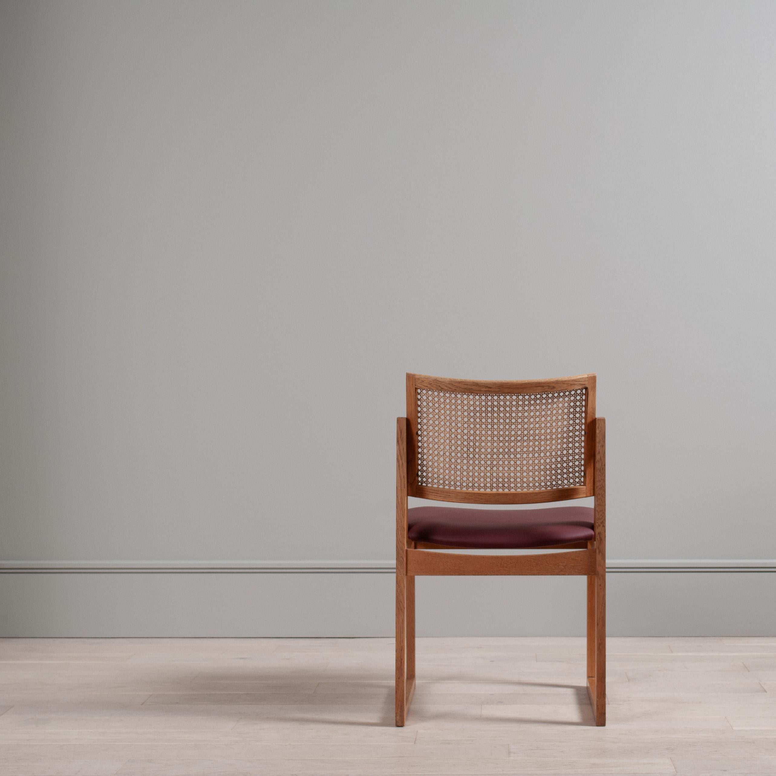 Sedie moderniste in Oak, Kai Lyngfeldt Larsen, Coppia in vendita 1