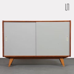 Oak chest, model U-452 by Jiri Jiroutek, 1960s