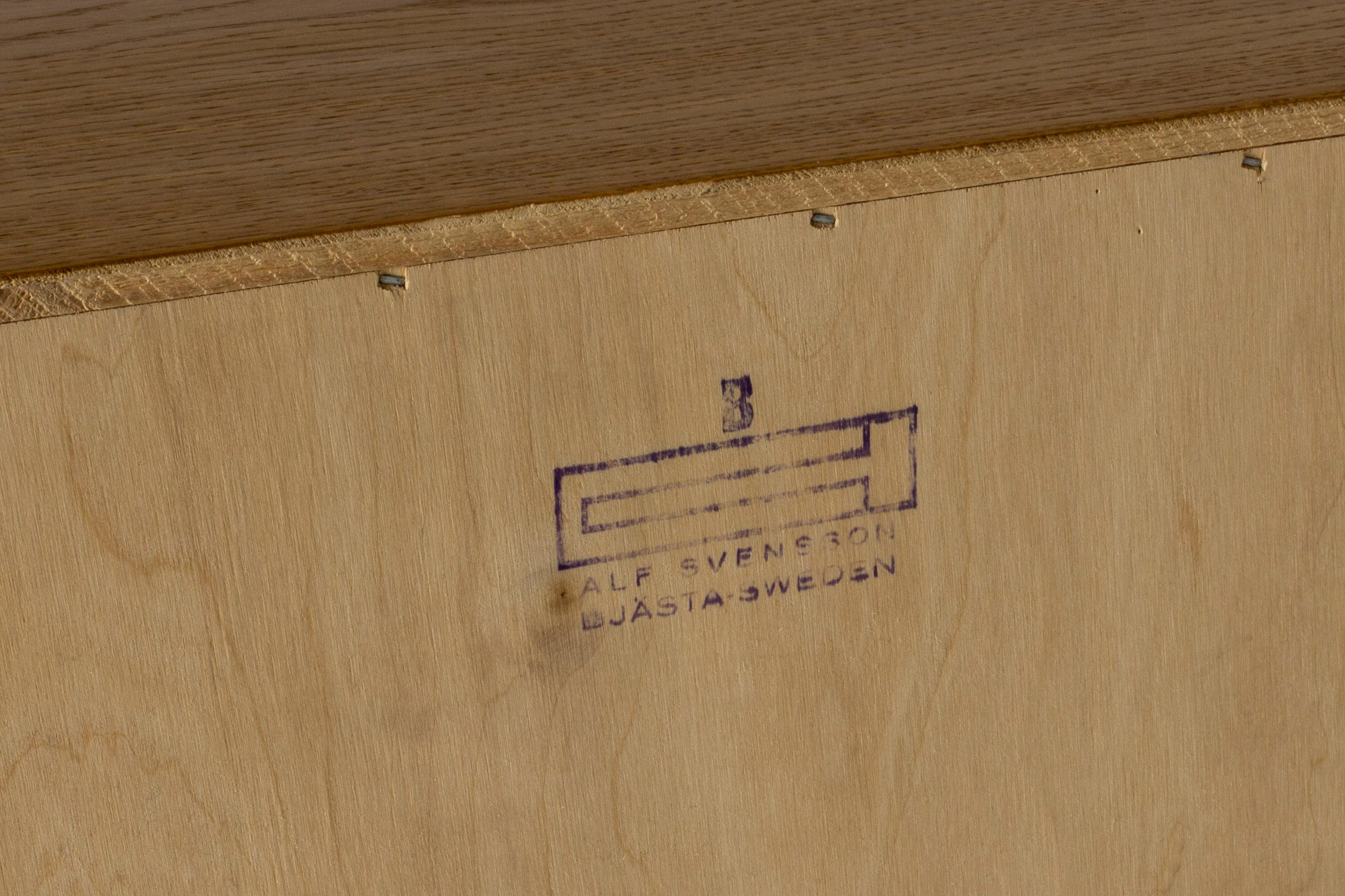 Oak Chest of Drawers by Alf Svensson 3