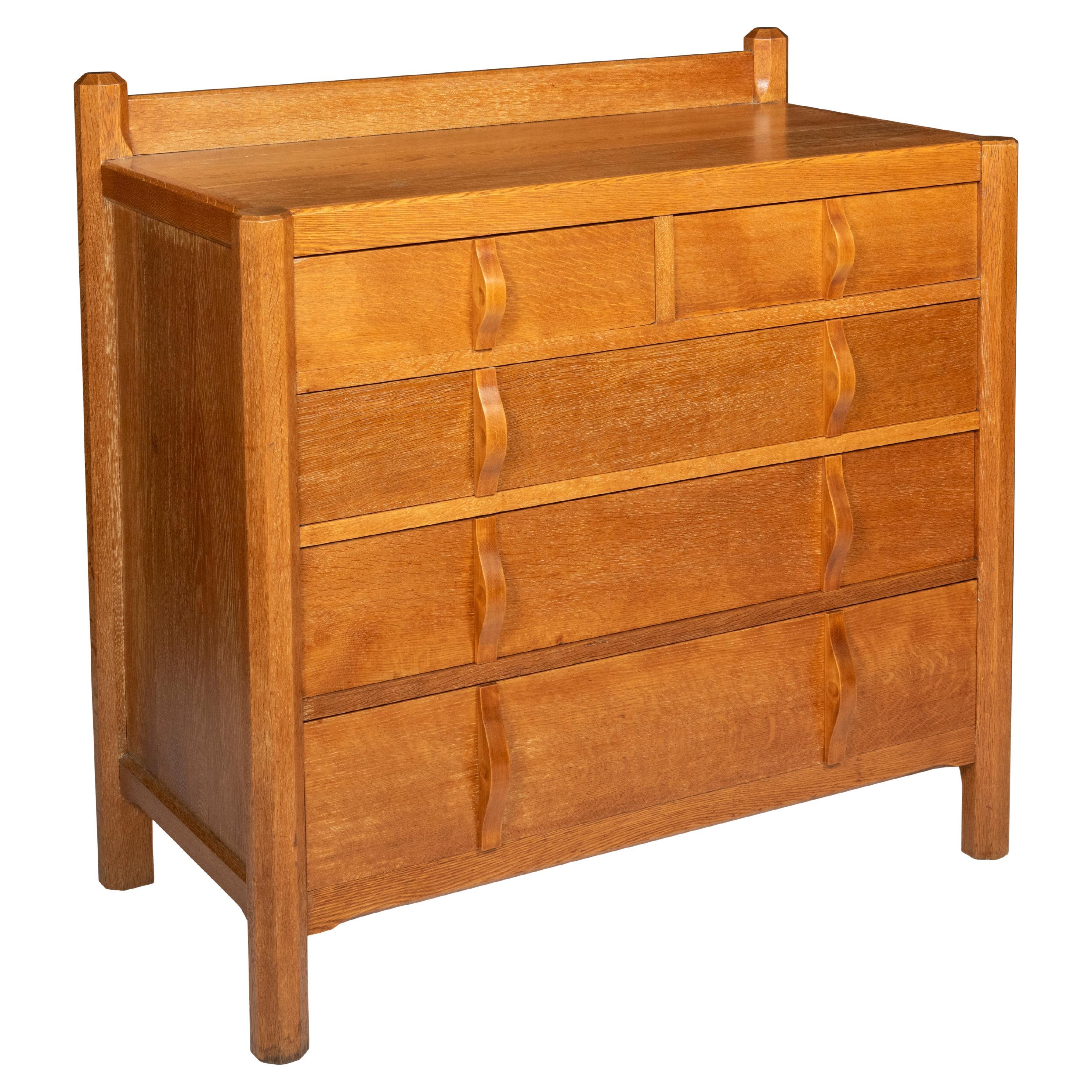 Oak Chest of Drawers by Gordon Russell, England circa 1930