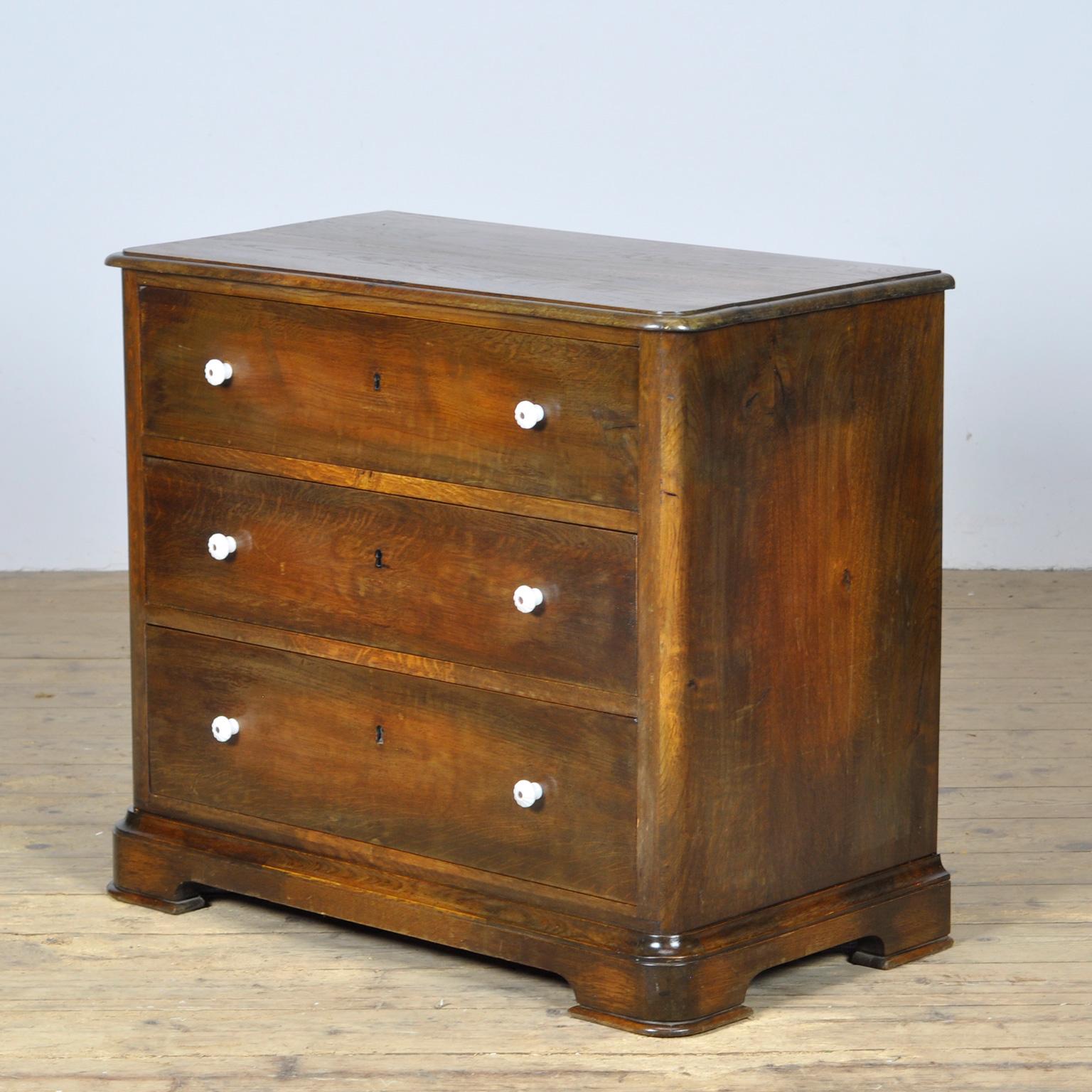 Rustic Oak Chest of Drawers, circa 1920