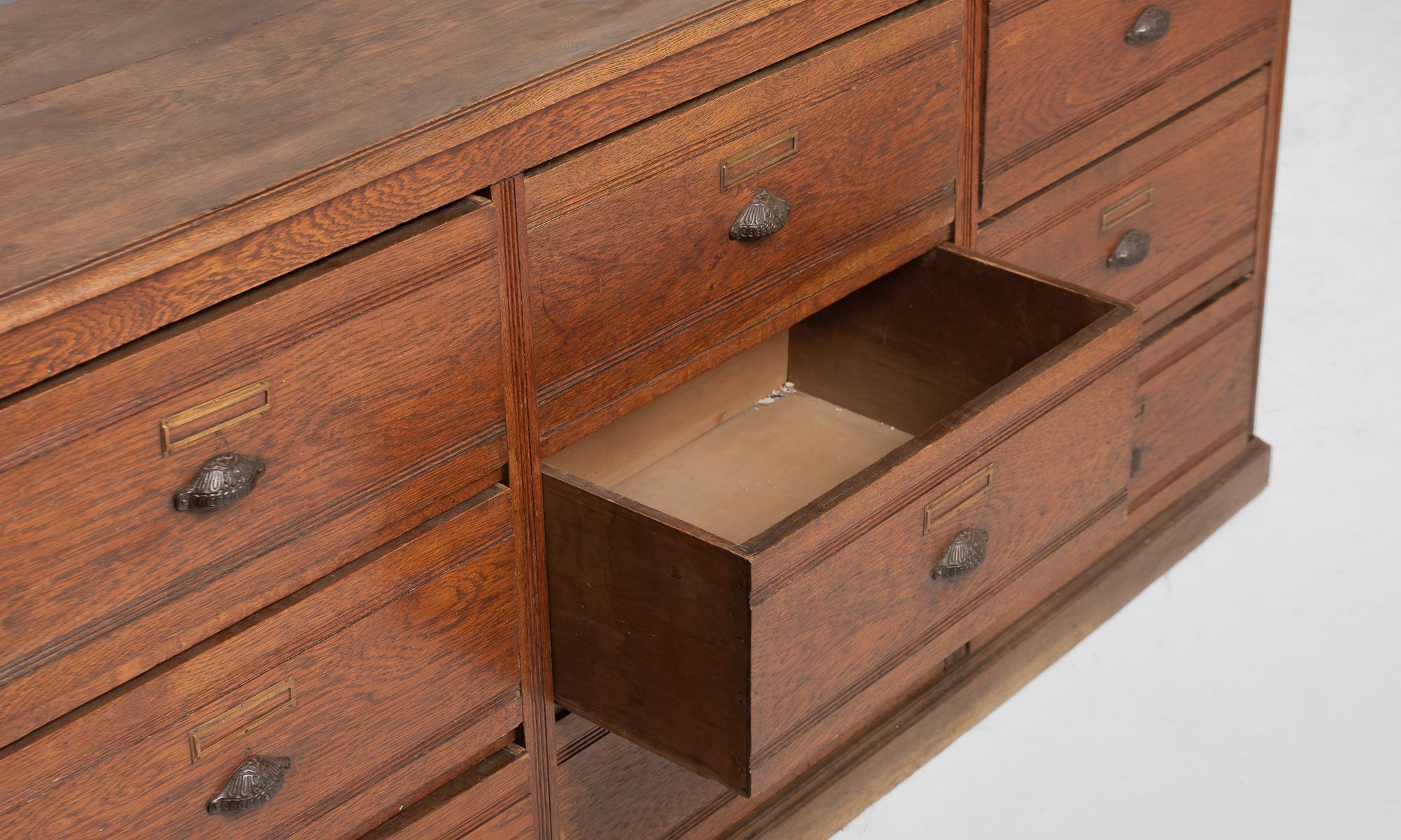 Early 20th Century Oak Chest of Drawers, circa 1920