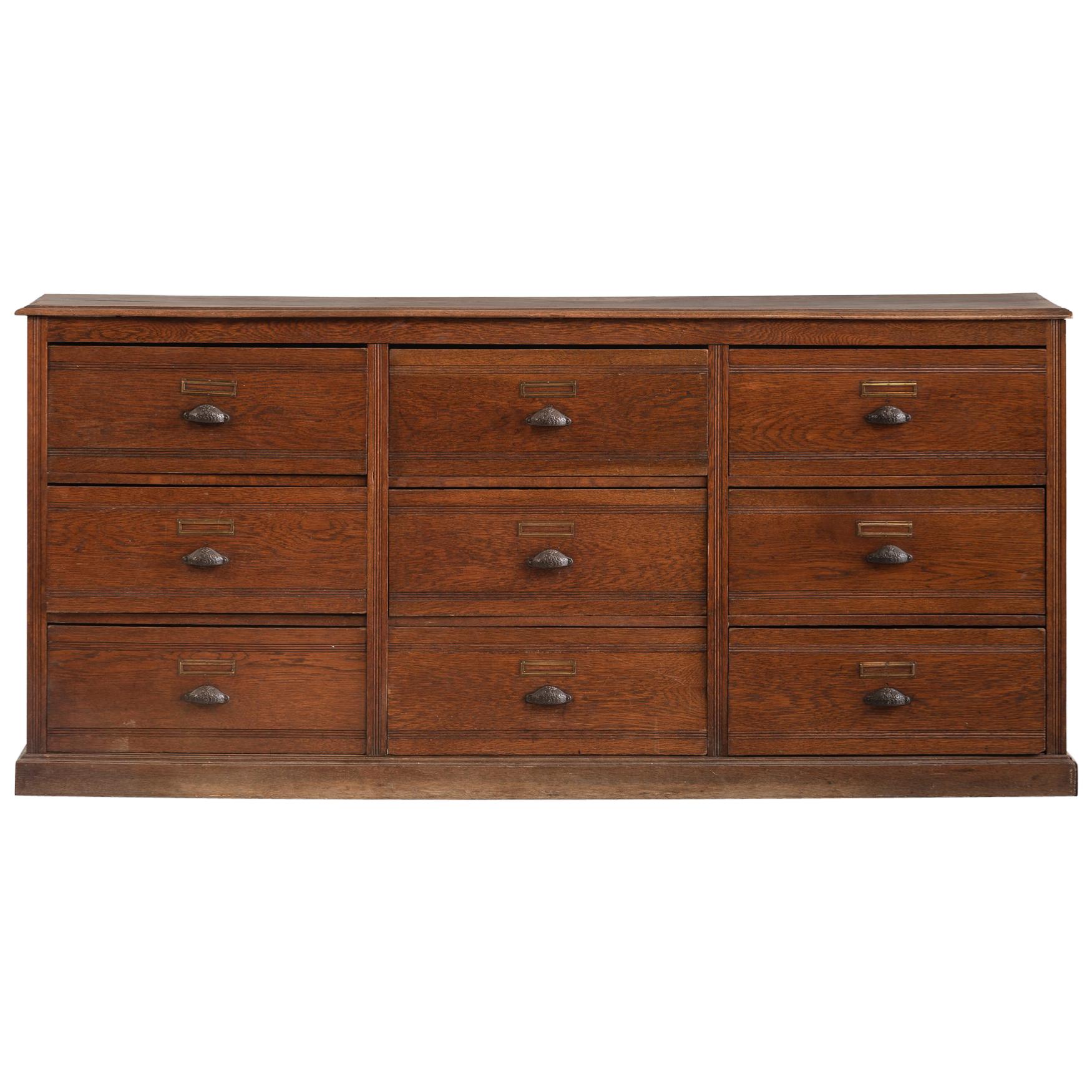 Oak Chest of Drawers, circa 1920